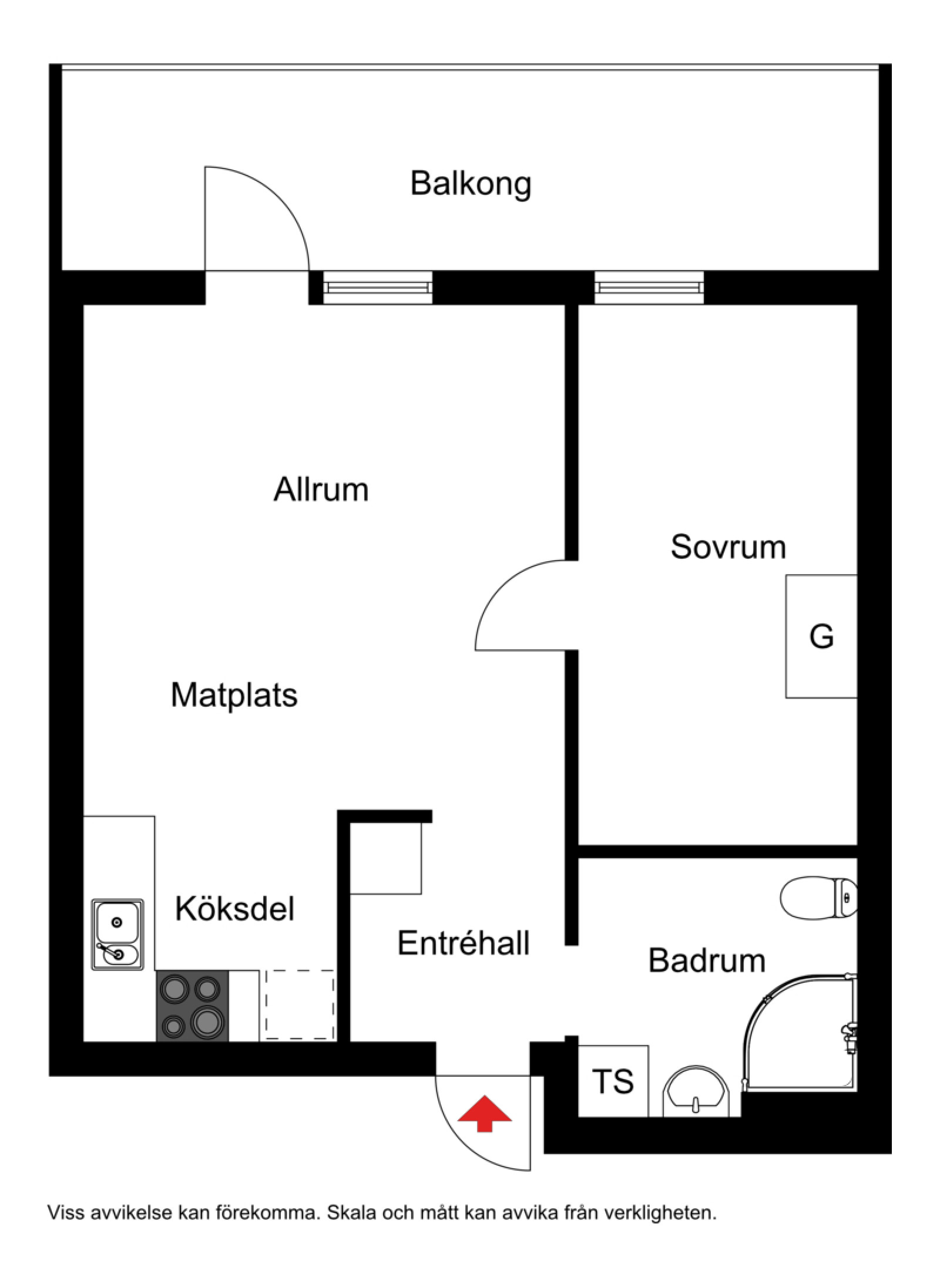 Planskiss Hundfjällscenter 232