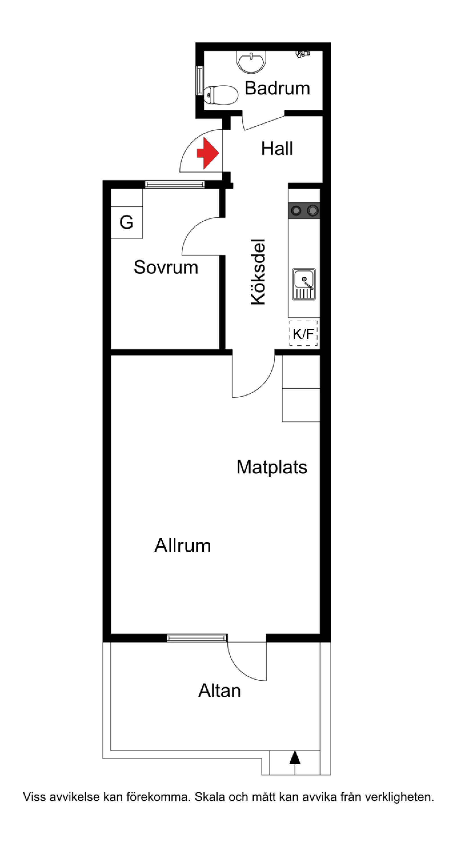 Planskiss Stavvägen 12C
