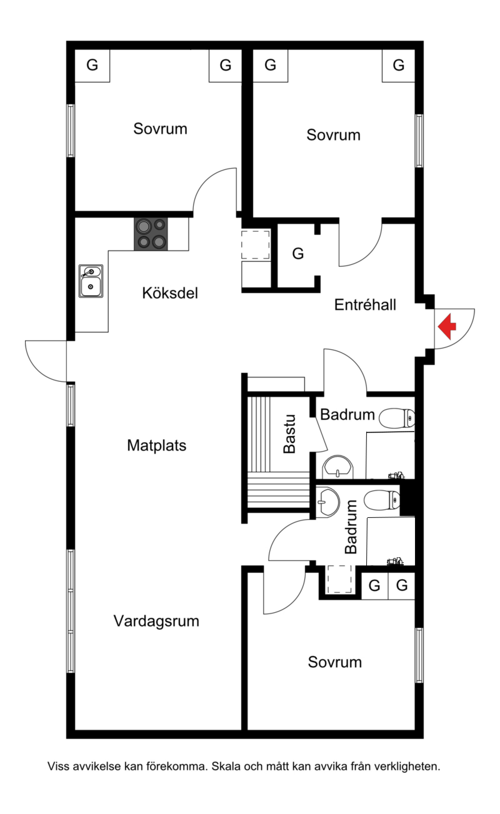 Planskiss Lindvallen Vasabyn 815A (815U)