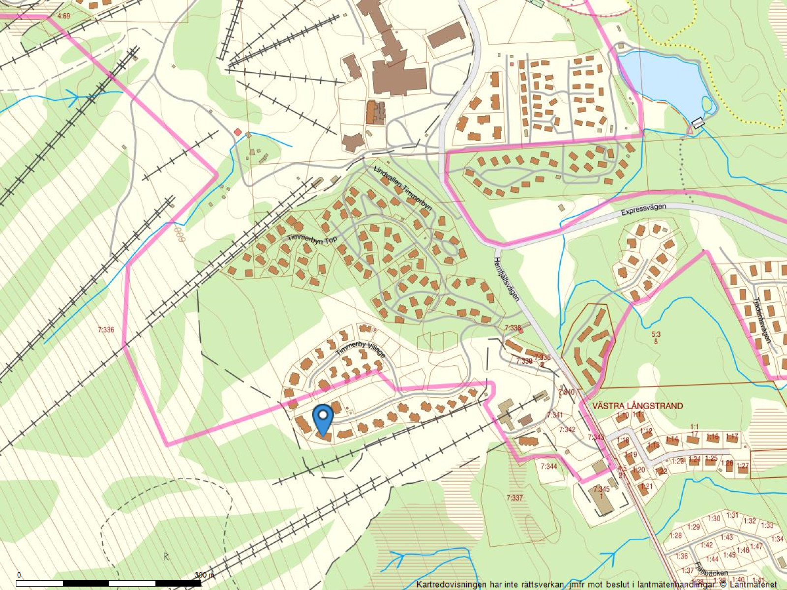 Fastighetskarta Timmerby Village 11B
