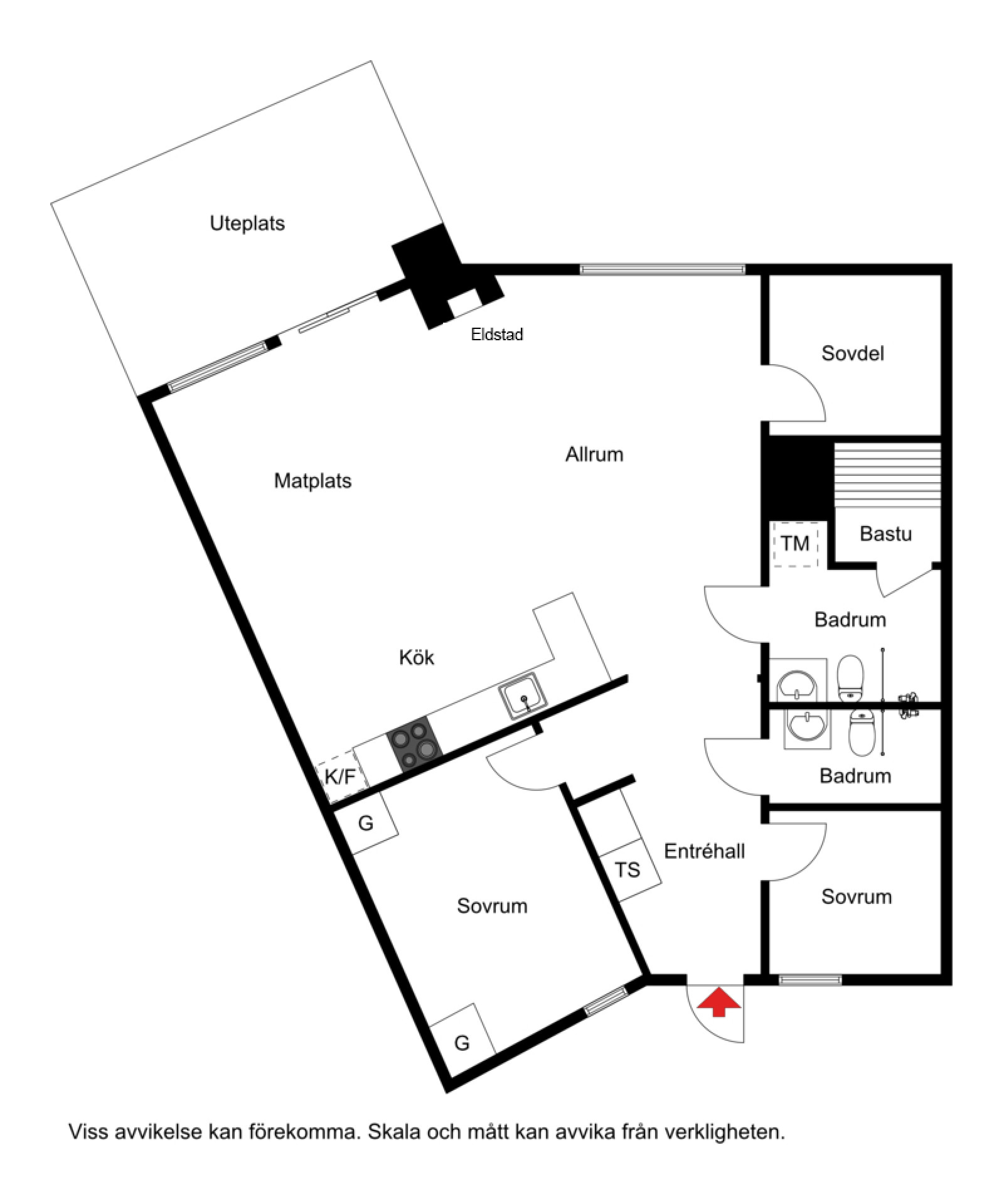 Planskiss Timmerby Village 11B