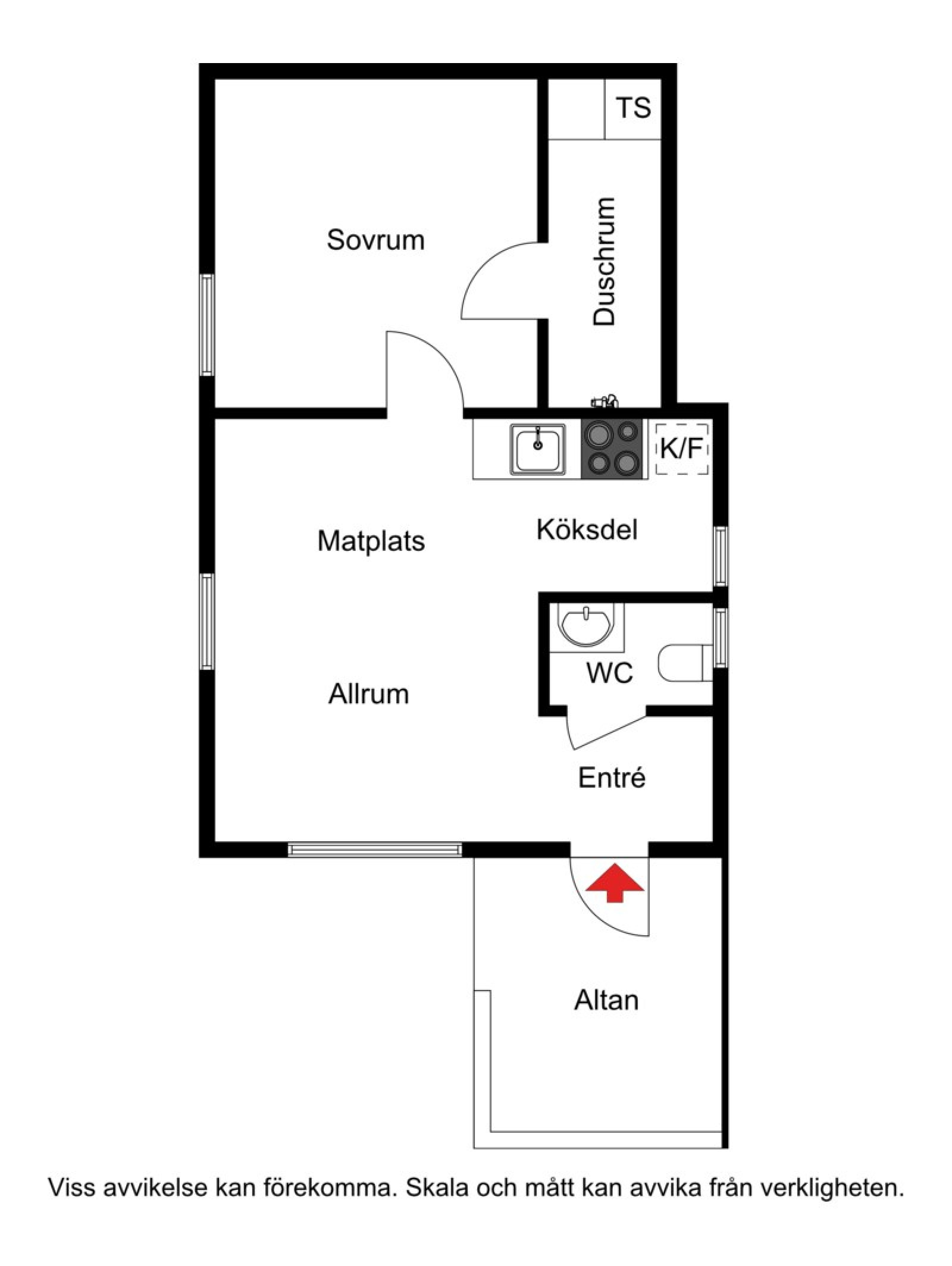 Planskiss Hus B Kerstivägen 27