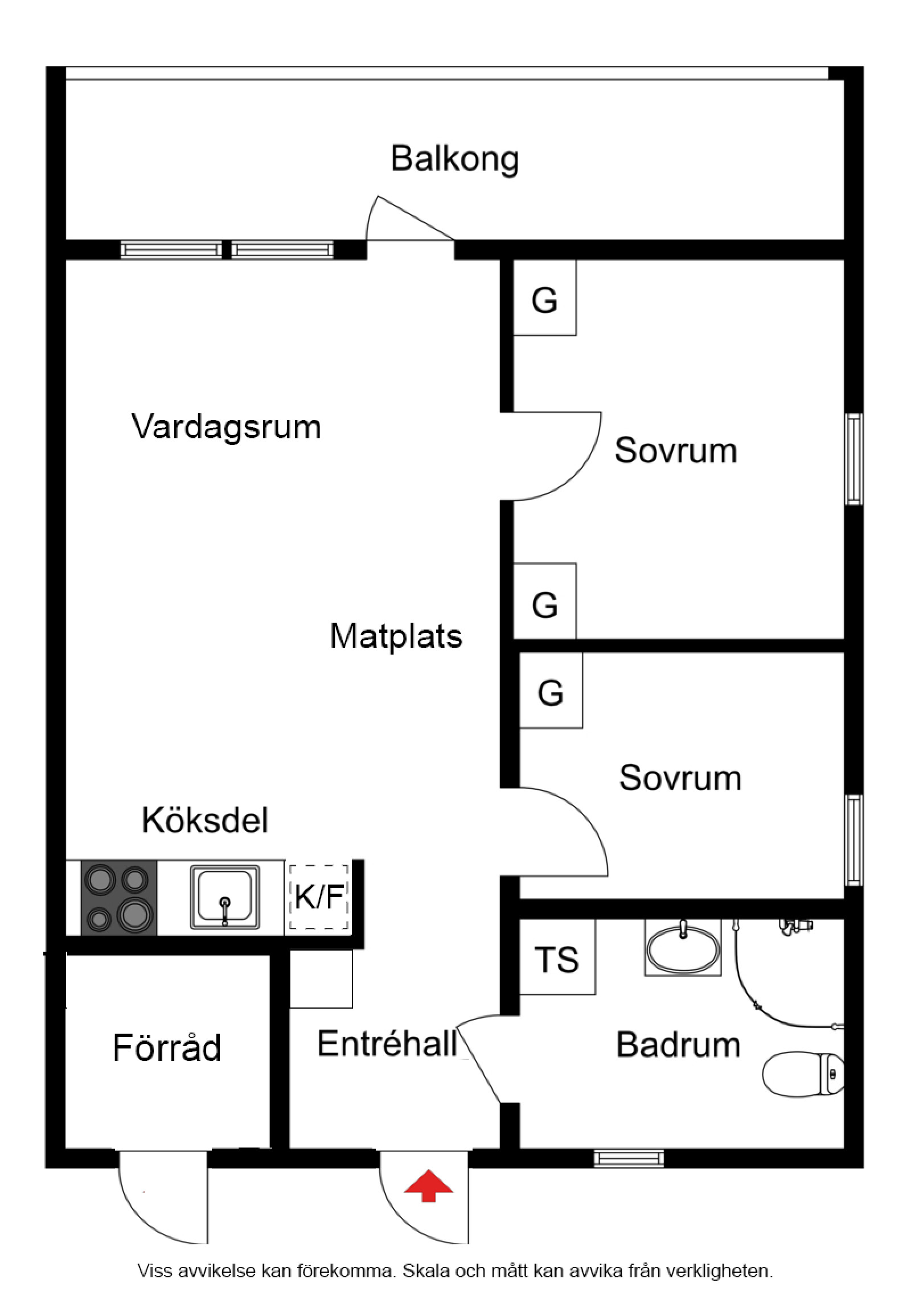 Planskiss Gula byn 408B