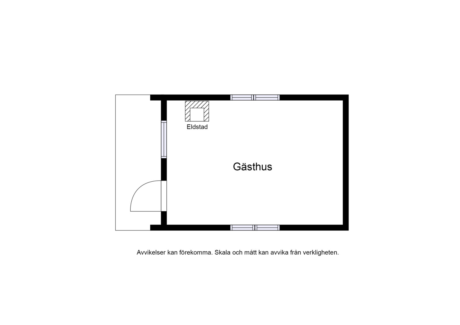 Planskiss gästhus Fulunäs 9