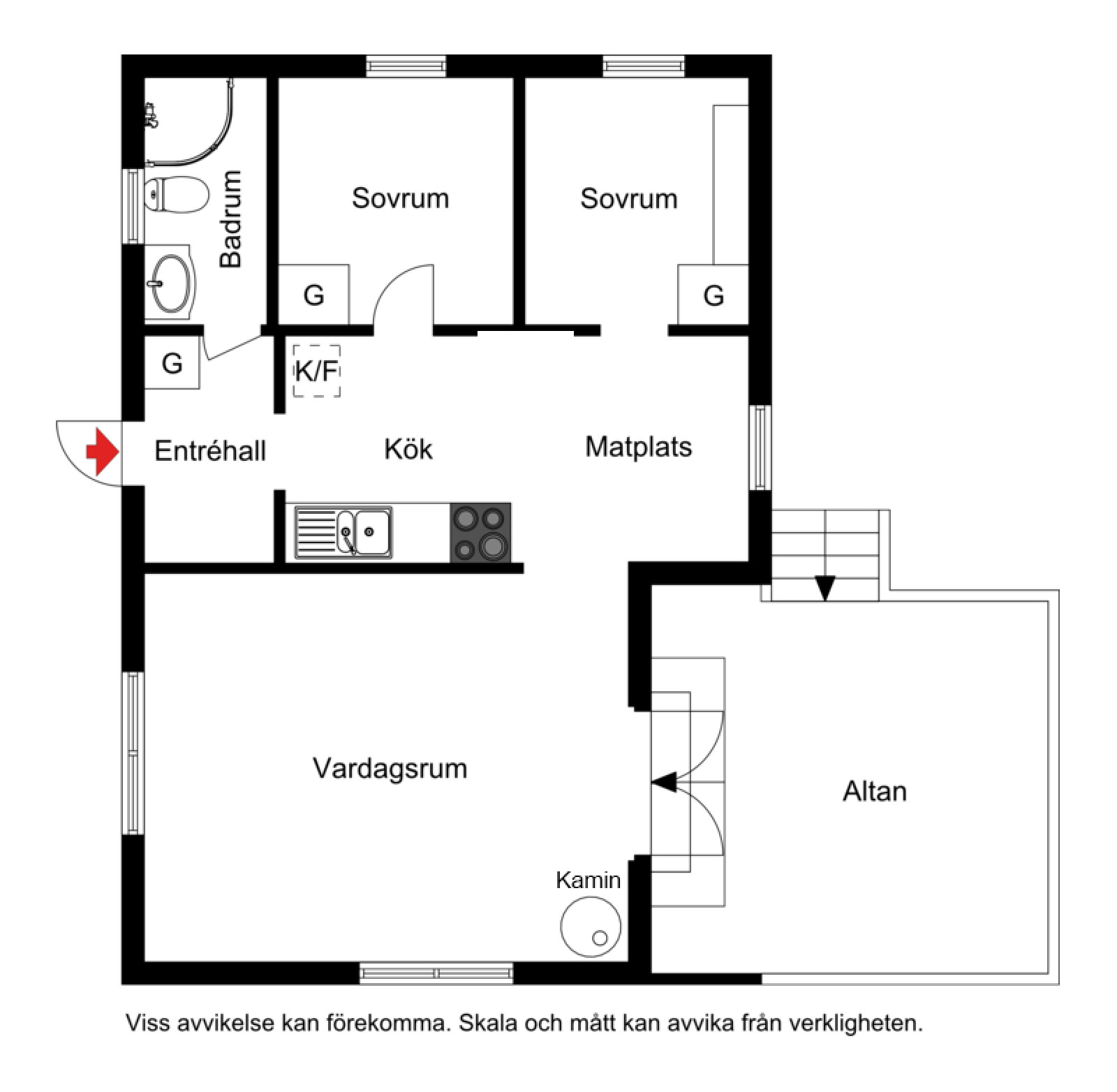 Planskiss Genvägen 16