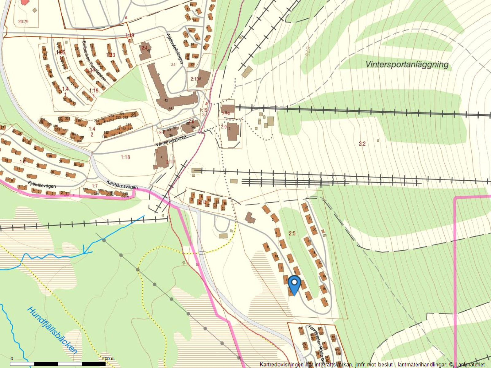 Fastighetskarta Tandådalen Grå byn 13 A