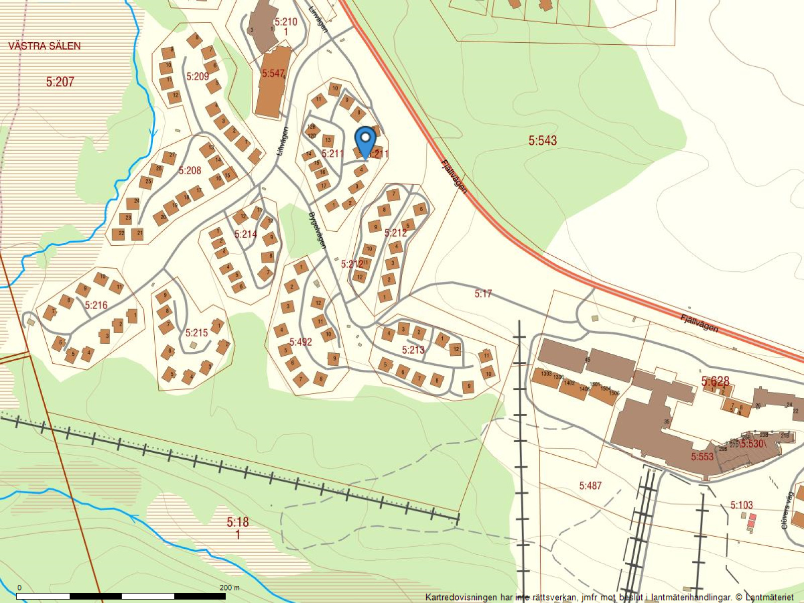 Fastighetskarta Vråken 5c